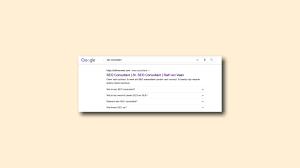 google seo consultant